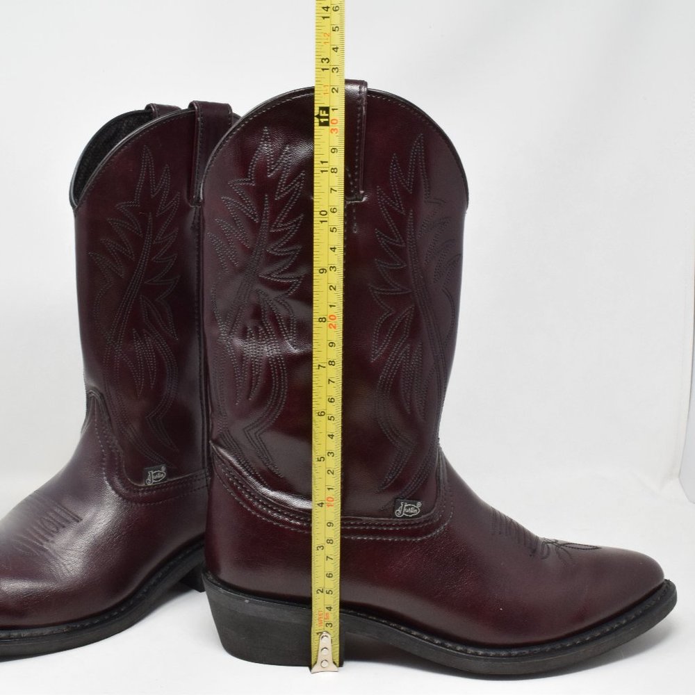 Justin Basics Boot Western Cowboy Men 7.5 EE JB1110 Rodeo Farmhouse Boho Unisex - Picture 3 of 13
